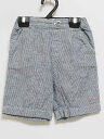 【夏SALE!】コムサフォセット ハーフパンツ 80cm キッズ 男児 女児 白×紺【中古】‡