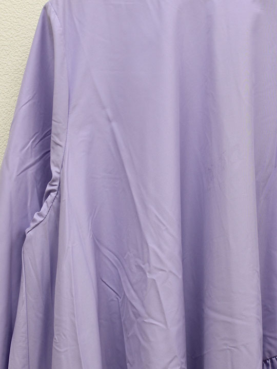 【値下げ】◇AMICA/アミカ◇MOROCCO/ブラウスチュニック/ワンピース/プルオーバー/長袖 ライトパープル/薄紫 レディース F【中古】春夏 033042