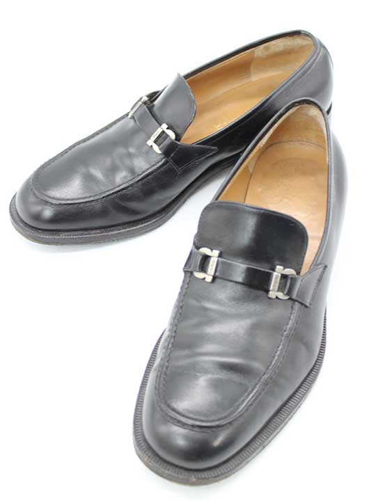 楽天市場】フェラガモ 7 1／2（カラーブラック）（ローファー｜メンズ