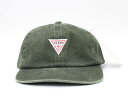 【夏SALE】ゲス 2024年製 Originals Washed Triangle Dad Hat カーキ レディース メンズ ユニセックス ONE【新品未使用品】◇