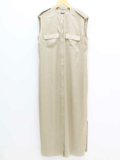 セオリー 2023年製 Crushed Satin SL Mlt Shirtdr ゴールドベージュ レディース S【中古】【新入荷】◇ セオリー 2023年製 Crushed Satin SL Mlt Shirtdr ゴールドベージュ レディース S【中古】【新入荷】◇
