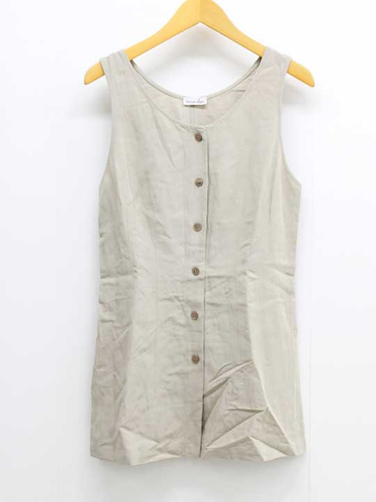 Sleeveless - スティーブアラン TANK TOP BLOUSE ベージュ レディース S【中古】◇