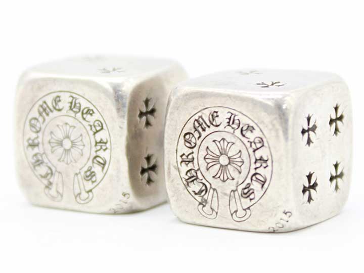 クロムハーツ 2015年クリスマス限定非売品 シルバーアクセサリーダイス メンズ レディース ユニセックス 【中古】▽