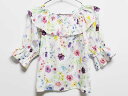 ‡アナスイミニ/ANNA SUI mini‡135cm 七分袖ブラウス/シャツ 白系【中古】子供服 キッズ kids 女の子 春夏 tops 402042