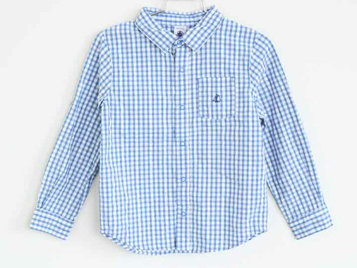 【SALE!】†プチバトー/PETIT BATEAU†110cm(5ans) 長袖シャツ 青×白 袖2way【中古】子供服 キッズ kids 男の子 女の子 春夏秋 tops 513042 【SALE!】†プチバトー/PETIT BATEAU†110cm(5ans) 長袖シャツ 青×白 袖2way【中古】子供服 キッズ kids 男の子 女の子 春夏秋 tops 513042
