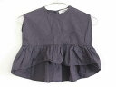 【夏SALE!】†フィス/FITH†90cm 半袖ブラウス 紺系【中古】子供服 キッズ kids ベビー服 baby 女の子 夏 tops 624042