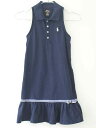 †ラルフローレン/Ralph Lauren†120cm ノースリーブワンピース/ワンピース/ポロワンピース 紺【中古】子供服 キッズ kids 女の子 夏 onepi 135042(4)