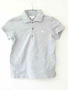 【2025夏SALE!】†グッチ/GUCCI†95cm(36M) ポロシャツ/半袖カットソー グレー【中古】子供服 キッズ kids 男の子 女の子 夏 tops 706042