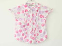 【夏SALE!】†アルマーニベビー/Armani baby†74cm(12M) ブラウス ピンク×紫【中古】子供服 キッズ kids ベビー服 baby 女の子 夏 tops 416042