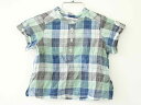 【夏SALE!】†ボンポワン/BONPOINT†73cm(12M) 半袖シャツ/半袖カットソー 青×緑【中古】子供服 キッズ kids ベビー服 baby 男の子 女の子 夏 tops 126042
