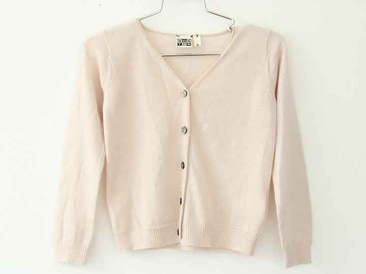 †ボントン/BONTON†116cm(6) カーディガン アイボリー【中古】子供服 キッズ kids 女の子 春秋冬 tops 7..