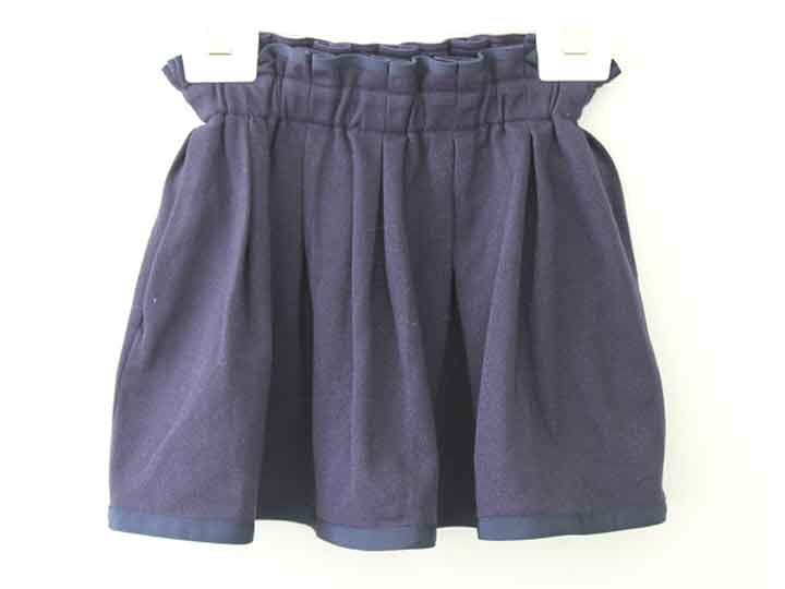 †トッカ/TOCCA†100cm スカート 紺【中古】子供服 キッズ kids 女の子 春夏秋冬 bottoms 400142