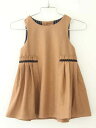 †キセット/KISETT†80cm ジャンパースカート 茶【中古】子供服 キッズ kids ベビー服 baby 女の子 秋冬 onepi 801142