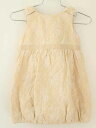 †トッカ/TOCCA BAMBINI†80cm ジャンパースカート クリーム色【中古】子供服 キッズ kids ベビー服 baby 女の子 春夏秋 onepi ...