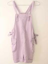 †アナスイミニ/ANNA SUI mini† 125-135cm オールインワン/サロペット 紫【中古】子供服 キッズ kids 女の子 春秋 onepi 41...