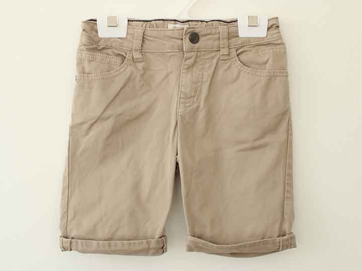 【春物 新入荷!】†アルマーニ ジュニア/Armani Junior† 112cm(5A) ショートパンツ/ハーフパンツ/半ズボン/短パン ベージュ【中古】子供服 キッズ kids 男の子 春夏秋 bottoms 412052