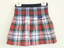 【SALE!】†ファミリア/familiar† 110cm スカート 赤×青×緑【中古】子供服 キッズ kids 女の子 春秋 bottoms 412052