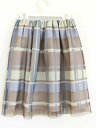 【SALE!】†フィス/FITH† 120cm スカート/チュールスカート 茶×紺 21年製【中古】子供服 キッズ kids 女の子 春夏秋 bottoms 4...