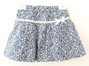 【SALE!】†ファミリア/familiar†100cm スカート 紺×白 リバティ【中古】子供服 キッズ kids 女の子 春夏秋 bottoms 82205...