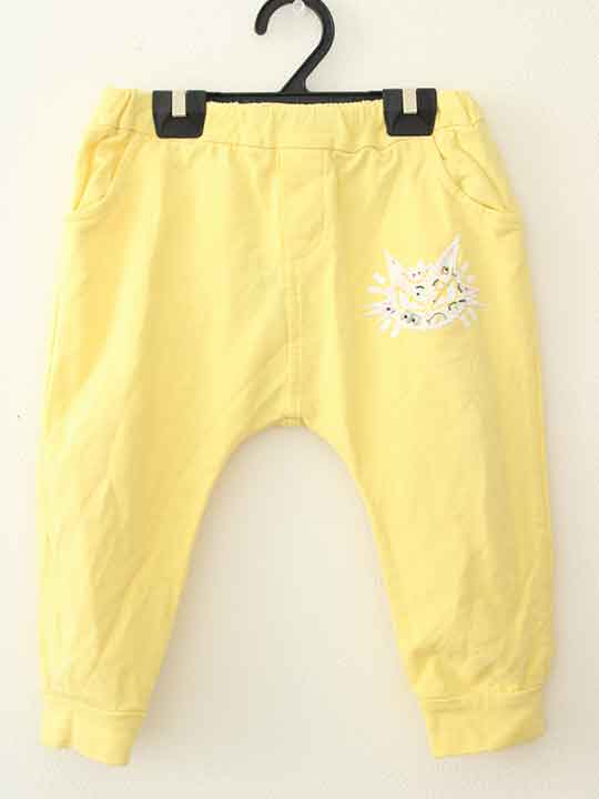 【2025夏SALE!】フェンディ ロングパンツ 80cm(12M) キッズ 男児 女児 黄【中古】†
