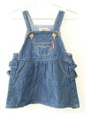 【夏SALE!】ホットビスケッツ ジャンパースカート 90cm キッズ 女児 ブルー【新品 未使用品】†