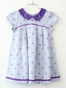 【夏SALE!】アナスイミニ 半袖ワンピース 80cm キッズ 女児 紫【中古】†