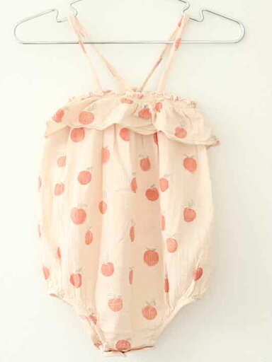 【夏SALE!】プレイアップ ノースリーブロンパース 85cm(18M) キッズ 女児 オレンジ系【中古】† 【夏SALE!】プレイアップ ノースリーブロンパース 85cm(18M) キッズ 女児 オレンジ系【中古】†