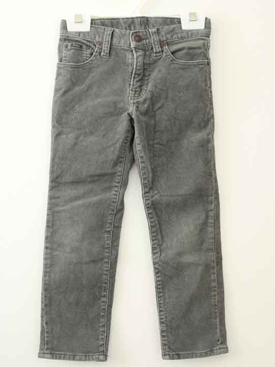 ラルフローレン コーデュロイパンツ 110cm(4) キッズ 男児 女児 グレー【中古】†