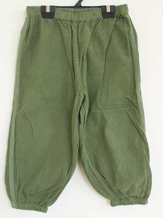 ボントン ロングパンツ 86cm(2) キッズ 男児 女児 カーキ【中古】【新入荷!】†