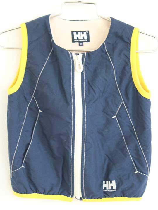 ヘリーハンセン ヴォーゲンフリースベスト 90cm キッズ 男児 紺【中古】【新入荷!】†