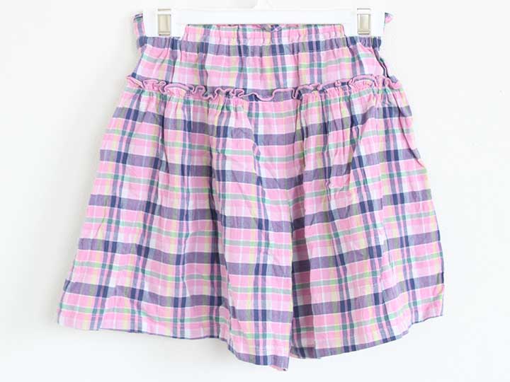 ケーピー キュロットスカート 130cm キッズ 女児 ピンク【中古】†