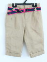 【SALE!】†ポロラルフローレン/POLO Ralph Lauren† 80cm /ロングパンツ/長ズボン/チノパン ベージュ【中古】子供服 キッズ kids ベビー服 baby 女の子 春秋冬 516032 bottoms