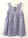 【Rakuten Fashion THE SALE!】†べべ/BEBE†100cm ジャンパースカート 紫系【中古】子供服 キッズ kids 女の子 秋冬 020132 onepi