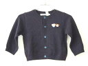 【Rakuten Fashion THE SALE!】†ファミリア/familiar†80cm 長袖カーディガン 紺【中古】子供服 キッズ kids ベビー服 baby 男の子 女の子 春秋冬 301132 tops