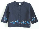 【Rakuten Fashion THE SALE!】†プチバトー/PETIT BATEAU†86cm(24M) カーディガン 紺【中古】子供服 キッズ kids ベビー服 baby 女の子 秋冬 011132 tops