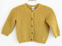 【Rakuten Fashion THE SALE!】†プチバトー/PETIT BATEAU†81cm(18m) 長袖カーディガン からし色【中古】子供服 キッズ kids ベビー服 baby 男の子 女の子 秋冬 711132 tops