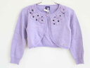 †アナスイミニ/ANNA SUI mini†105cm(S) ボレロ/カーディガン 紫【中古】子供服 キッズ kids 女の子 春秋 tops 402042