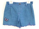 †アナスイミニ/ANNA SUI mini†130cm ショートパンツ/短パン 青【中古】子供服 キッズ kids 女の子 春夏秋 bottoms 402042