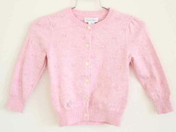 †ラルフローレン/Ralph Lauren†90cm 長袖カーディガン ピンク【中古】子供服 キッズ kids ベビー服 baby 女の子 春秋 tops 902042