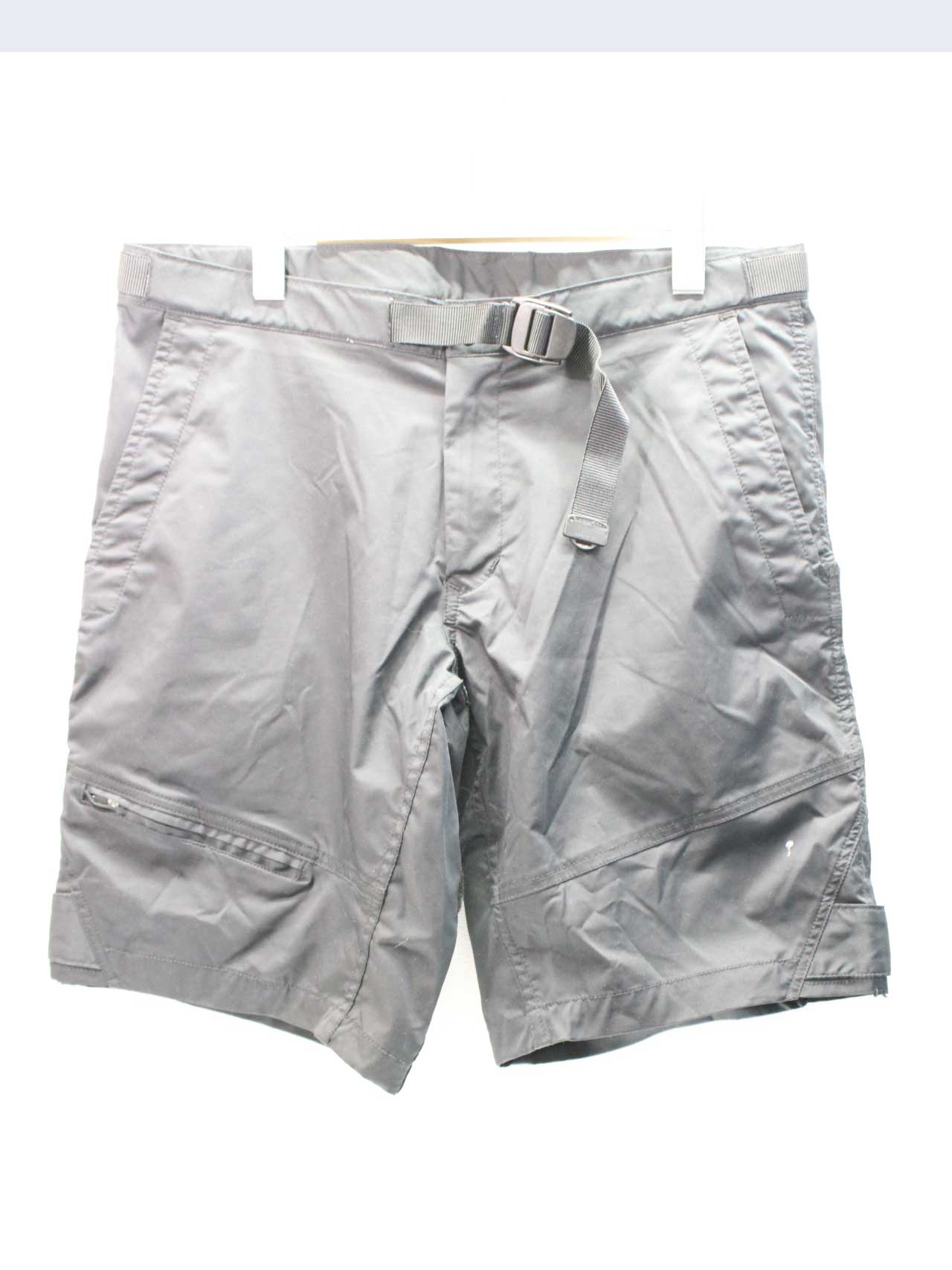 【SALE】≪is-ness/イズネス≫裾ベルクロハーフパンツ/ショートパンツ/ボトム/アウトドア ブラック/黒 メンズ 40【中古】春夏秋冬 422052