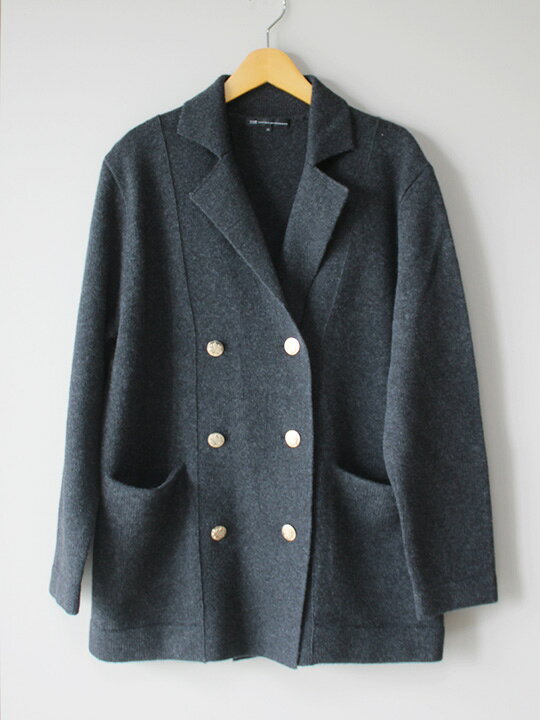 23区 2025年製 Oggi掲載 カシミヤニットジャケット 38 レディース チャコールグレー【中古】〈 auc-kids2nds-10632560 セカンズ&キッズセカンズ パッケージ画像