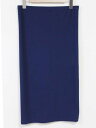 【夏SALE】☆Wolford/ウォルフォード☆2wayスカートベアトップ/無地/ミモレ丈 ネイビー/紺 レディース M【中古】夏135042