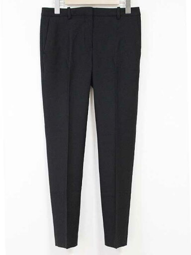 ☆theory /セオリー☆2021年製/Bistretch Double2 Straight Trouser2/テーパードパンツ/ロングパンツ/長ズボン/ポケット/センタープレス/無地 ブラック/黒 レディース 0【中古】春夏秋冬 801142 ☆theory /セオリー☆2021年製/Bistretch Double2 Straight Trouser2/テーパードパンツ/ロングパンツ/長ズボン/ポケット/センタープレス/無地 ブラック/黒 レディース 0【中古】春夏秋冬 801142