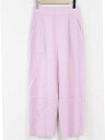 【SALE】ボールジィ フロントタッククロップドパンツ 32 レディース ピンク【中古】 ☆
