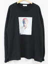 サーズデー プリントスウェット メンズ M-L ブラック/黒【中古】 ☆(4)