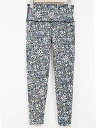 【夏SALE】チャコット 小花柄レギンス レディース S ブラック/黒【中古】 ☆