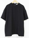 【夏SALE】エンフォルド WOVEN T-SHIRT レディース 38 ブラック/黒【中古】 ☆