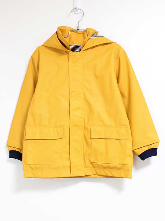 プチバトー ヨットパーカ 110cm キッズ 女児 男児 山吹色 【中古】△