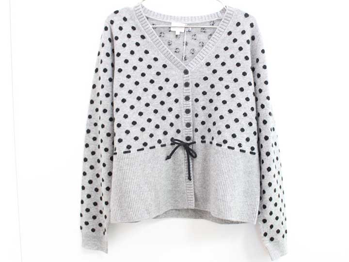 マメール カーディガン 158cm キッズ 女児 グレー【新品未使用品】△