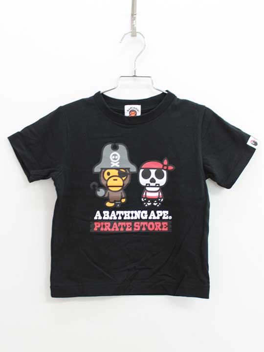 Rakuten - ベイプキッズ 半袖Tシャツ 110cm キッズ 男児 黒【中古】【新入荷】□